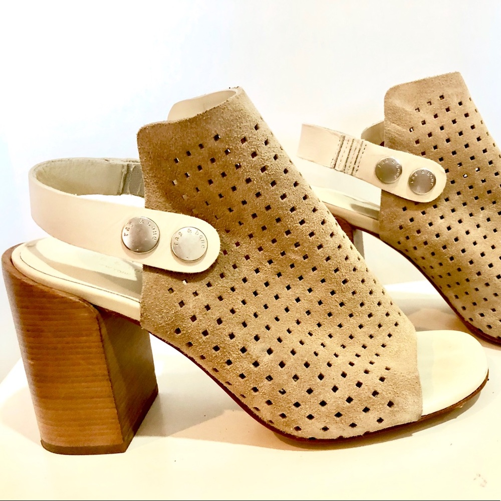 Rag & Bone Wyatt Perforated High-Heel Sandal S 7